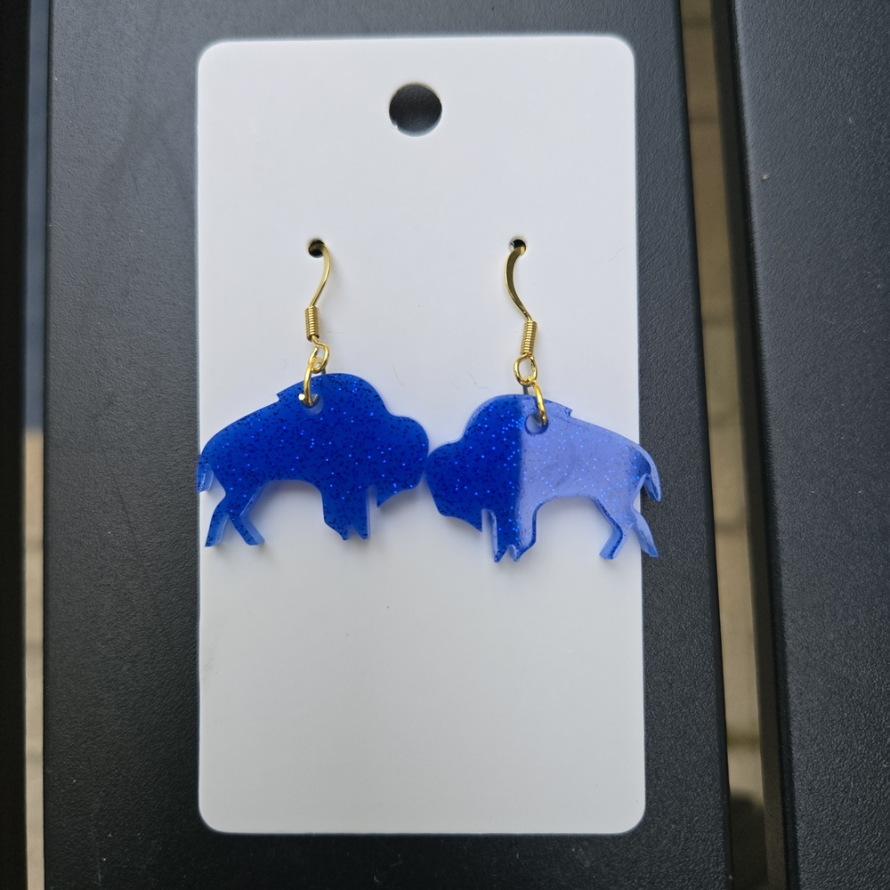 Blue Buffalo Earrings